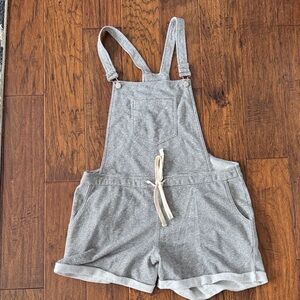 Kori Gray Striped Overalls